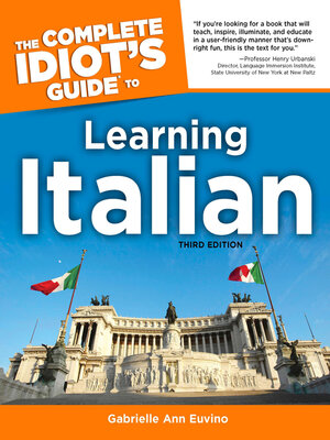 cover image of The Complete Idiot's Guide to Learning Italian